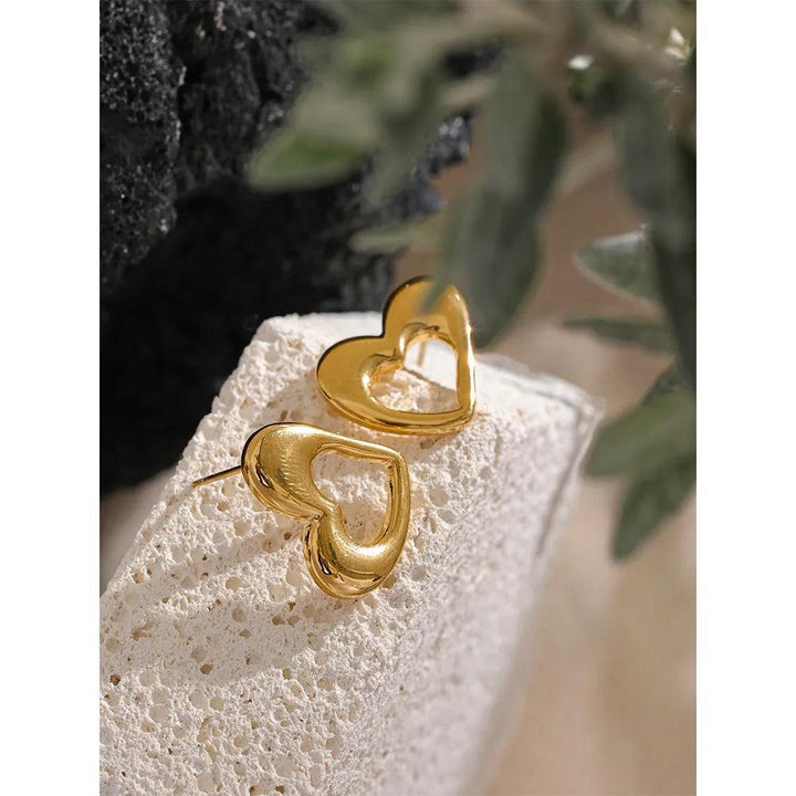 Evelara Gold Plated Earrings - Stellise