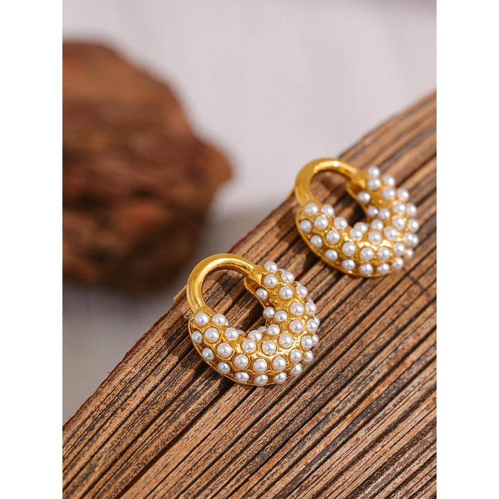 Arianthia Gold Plated Earrings - Stellise