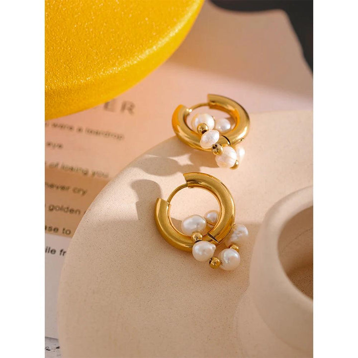 Eulaleia Gold Plated Earrings - Stellise