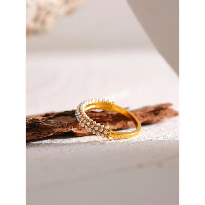 Nolia Gold Plated Ring - Stellise