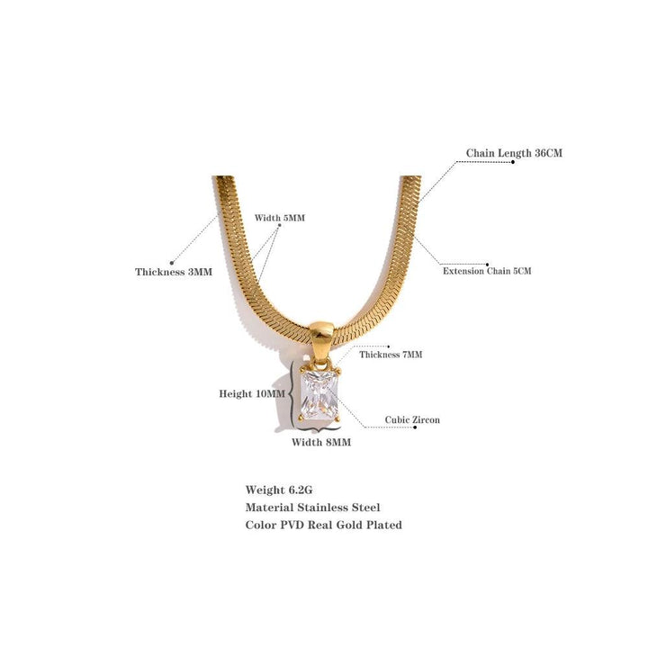 Lorelei Gold Plated Necklace - Stellise