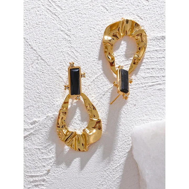 Serenova Gold Plated Earrings - Stellise