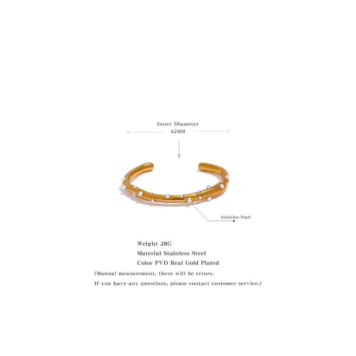 Zenitha Gold Plated Bracelet - Stellise