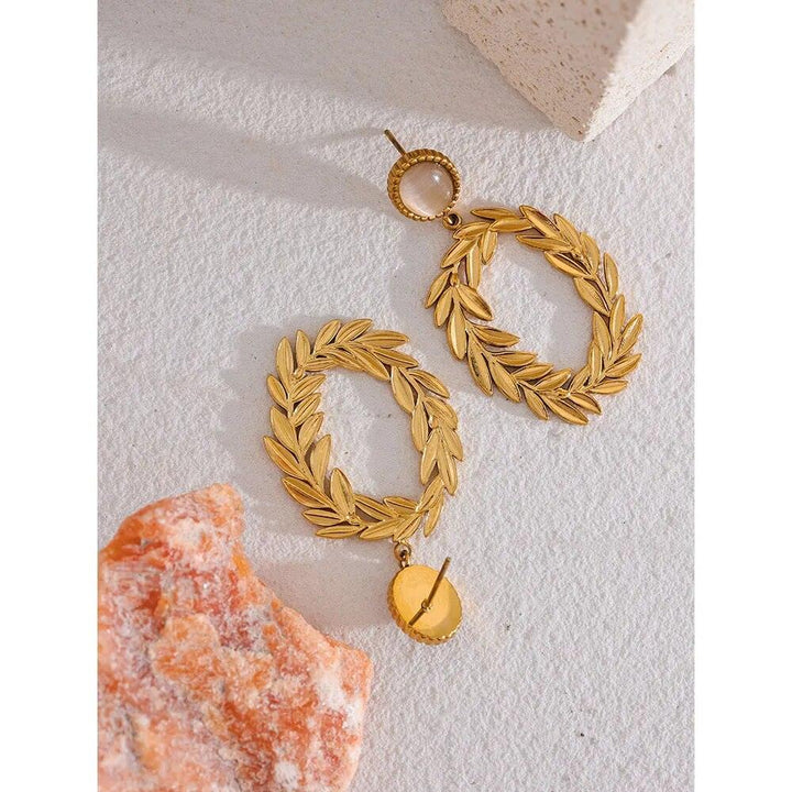 Serindra Gold Plated Earrings - Stellise