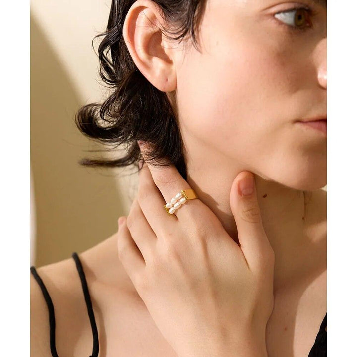 Amarante Gold Plated Ring - Stellise