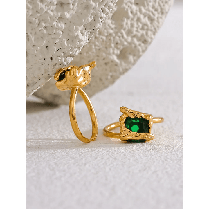 Amarina Gold Plated Ring - Stellise