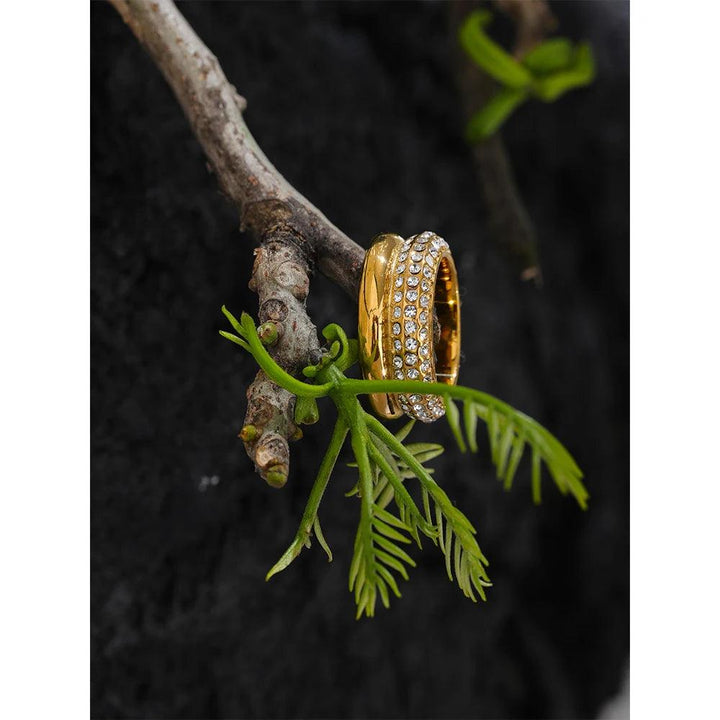 Evelyn Gold Plated Ring - Stellise