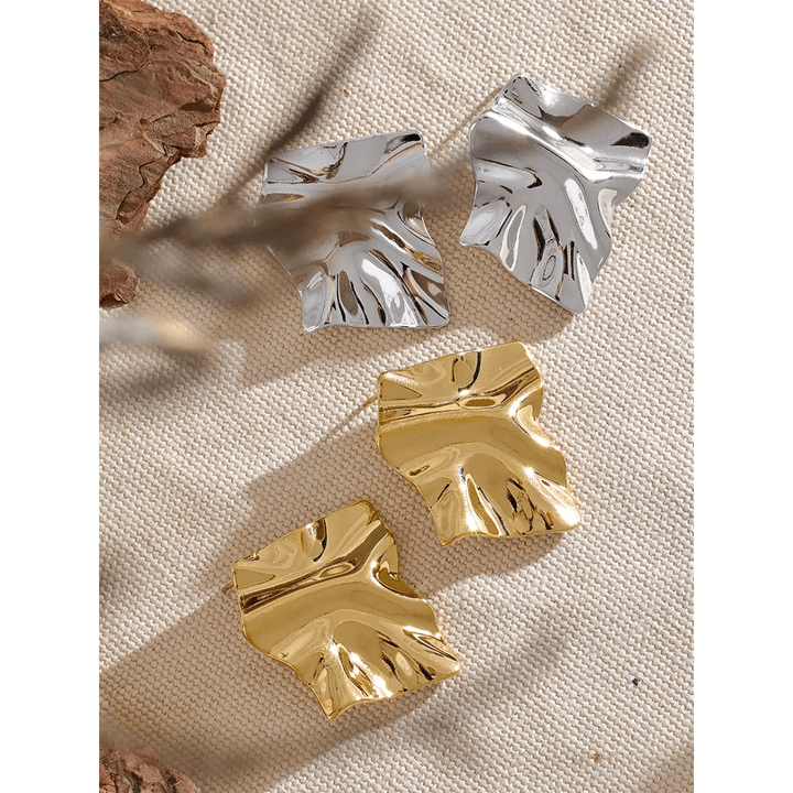 Eloria Gold Plated Earrings - Stellise