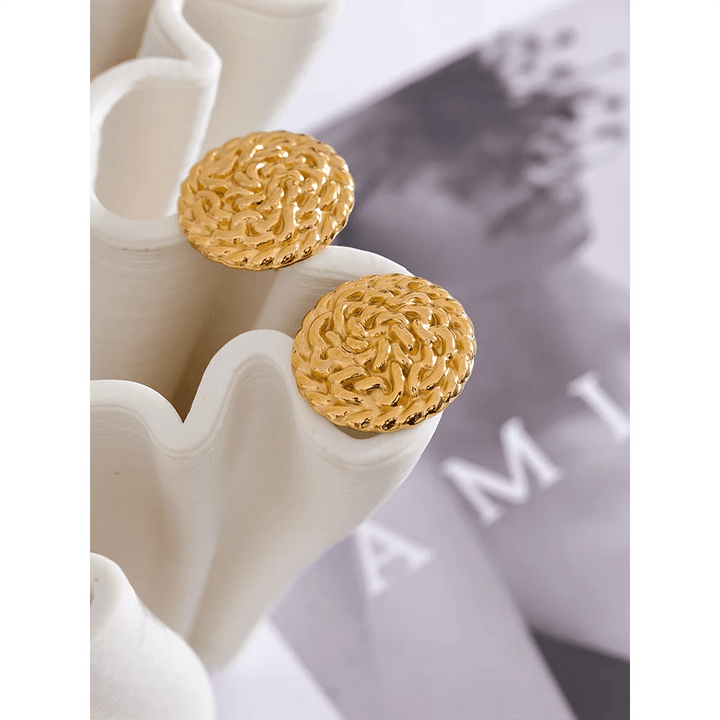 Aurielle Gold Plated Earrings - Stellise