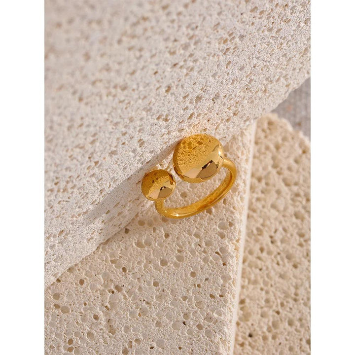 Ava Gold Plated Ring - Stellise