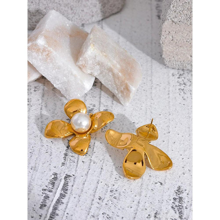 Sylvera Gold Plated Earrings - Stellise